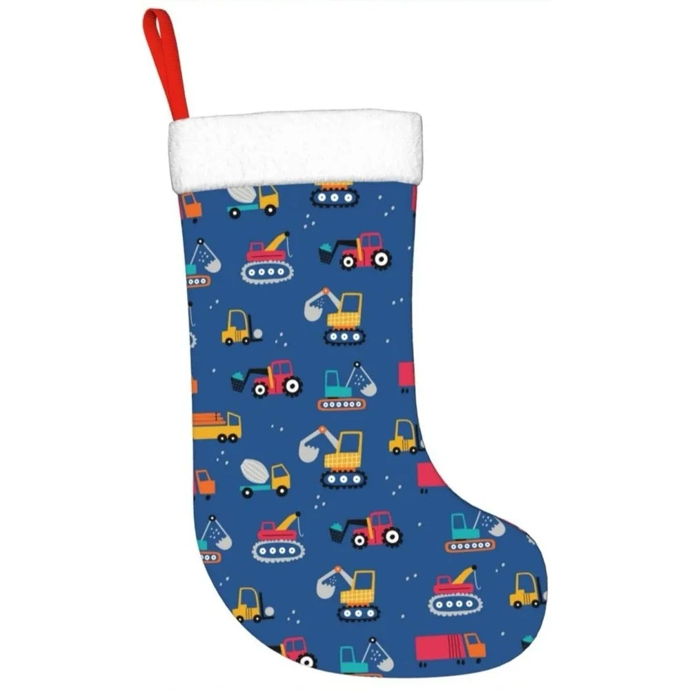 Brand New Working Cane Truck‎ Tractor Machinery Christmas Stocking